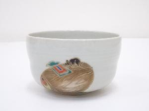 九谷焼　色絵小槌茶碗